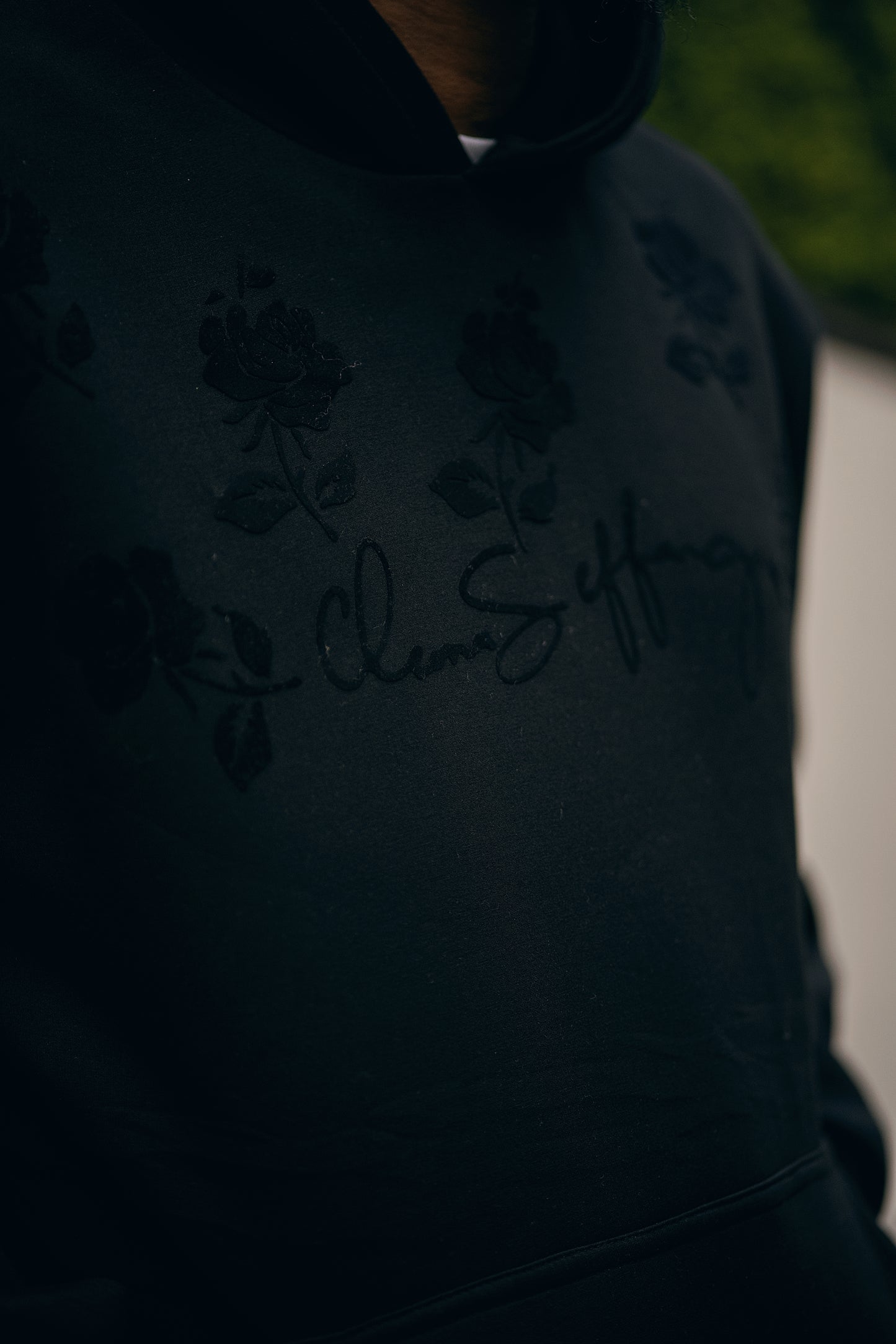 Scanty Floral Hoodie Top